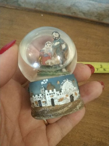 Mini crèche boule verre - mini,