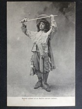 Carte Postale Ancienne Fantaisie ENFANT MOUSQUETAIRE Epée Sword Musketeer
