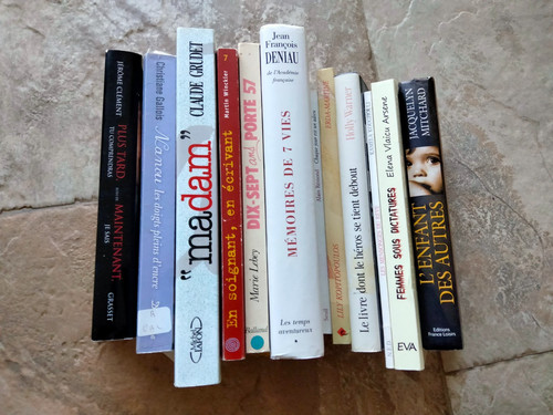 Lot livres broches - de,