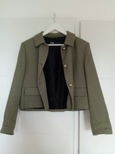 Veste en piqué vert - Zara