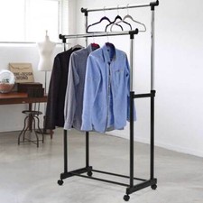 Porte-vêtements double avec