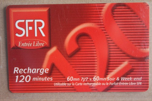 Telecarte sfr recharge - recharge,
