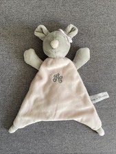 TARTINE ET CHOCOLAT Doudou Souris Gris Losange Rose TBE