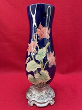 Vase Ancien Barbotine Art