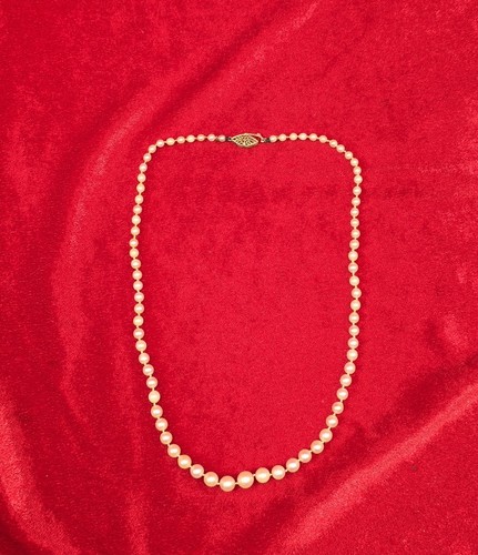Ancien collier perles - collier,