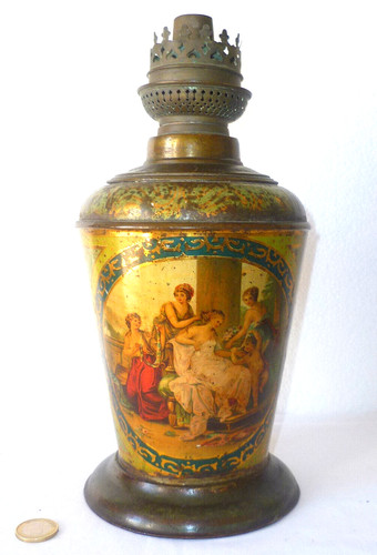 Belle lampe pétrole fin - lampe,
