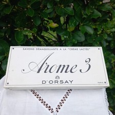Boîte à savons démaquillants ancienne D'ORSAY "AROME 3" 