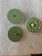 4 rosaces métal vert ferronnerie escalier lit miroir mobilier autre