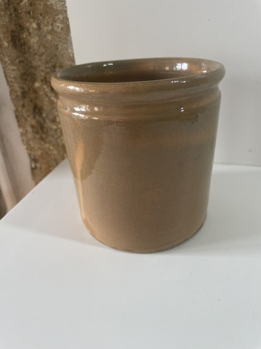 Ancien pot graisse confit - a,