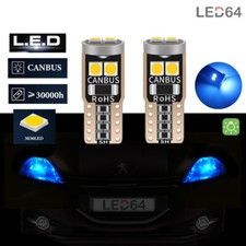 2 ampoules à  LED Bleu feux