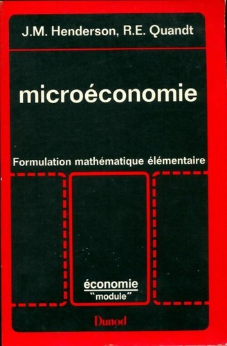 Microéconomie formulation - microéconomie.,