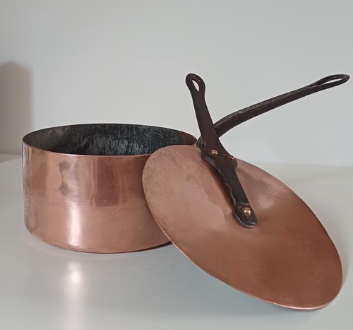 Casserole ancienne cuivre - ancienne, en