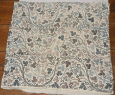 Housse de coussin  Vintage- Tissus Fortuny signé imprimé main - 66 X 63