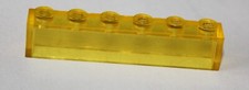 Lego Espace Vintage Trans-Yellow Brick 1x6 ref 3067 set 926 928 497 493 6950