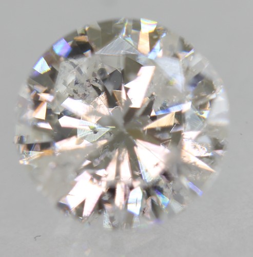 Diamant naturel taillé - naturel, rond