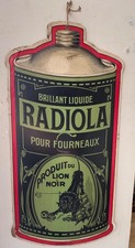 Ancien carton radiola bidon