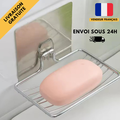 Porte savon ventouse mural - porte-savon,