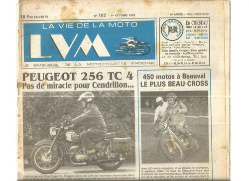 Vie moto n 102 - de, n°102