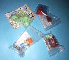 Lot Collection 4 Kinder surprise Dragons 2007 BPZ TT006 TT007  TT008  TT010