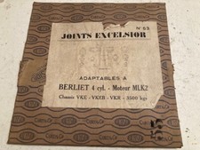 POCHETTE DE JOINTS D,ANCETRES