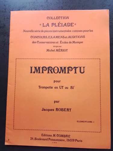 Partition jacques robert - ,