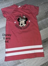 DISNEY 6 ANS FILLE / Robe MOTIF MINNIE Été TBE