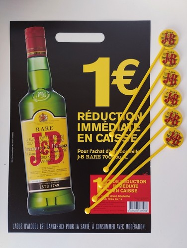 Lot touilleurs whisky - 6, +