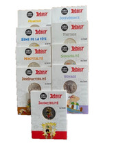 10€     ASTERIX  VAGUE 9  PIÈCES argent  de   1-9 ..+village