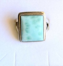 Bague Larimar T55 en Argent 925 millièmes 