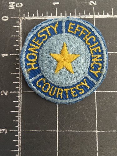 Patch police vintage honesty - vintage,