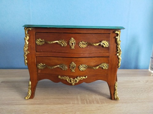 Commode ancienne pour poupée - commode,