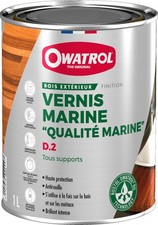 Vernis bois qualité marine incolore brillant 1L DEKS OLJE D2 OWATROL