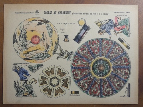 Maquette papier course - papier,