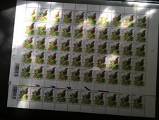 belgique 2004 cob 3264 les 2 n° de planche feuille complète neuf sans charnière