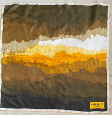 Foulard en soie vintage "Nina