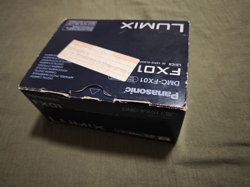 Panasonic lumix dmc fx01 noir - lumix, dmc-fx01