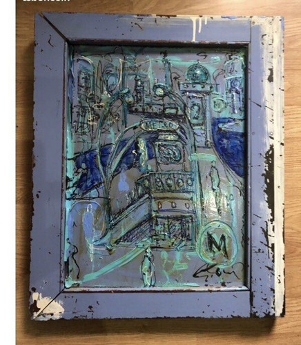 Tableau peinture réalisé - peinture, par