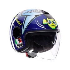 Casque Moto Jet AGV ETERES Rossi Misano 2015 Taille XL