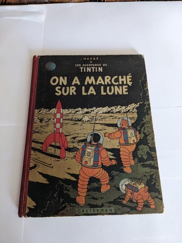 Tintin marché sur la - a,