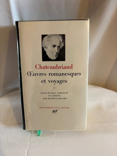 Chateaubriand œuvres - chateaubriand, /