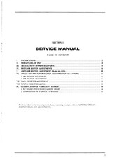 Service Manuel D'Instructions