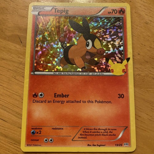 Pokemon tepig 25 holo - 1x,