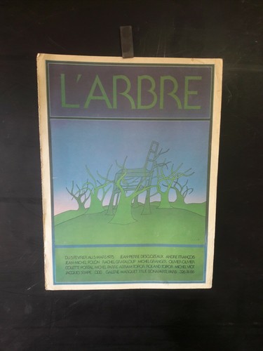 Affiche folon l arbre - folon,
