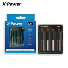 Quadruple Chargeur pour Batterie Accus Accu 3.7V Lithium (IMR / INR)