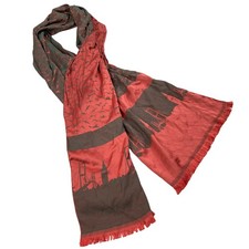 Pink & Gray Turkish Pashmina