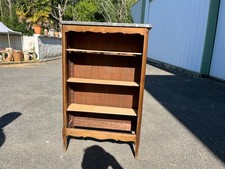 Meuble bas ancien style Louis XV – Marbre et étagères