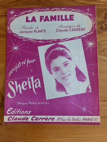 Partition famille sheila - ,