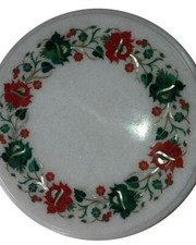 12 " Marbre Rond Coin Table