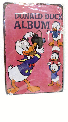 Plaque metal vintage - plaque,