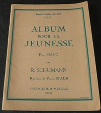 Album pour la jeunesse – R. Schumann | Partition piano vintage REF 4607C